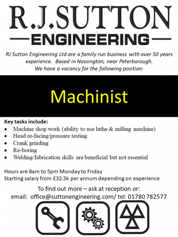 Machinist